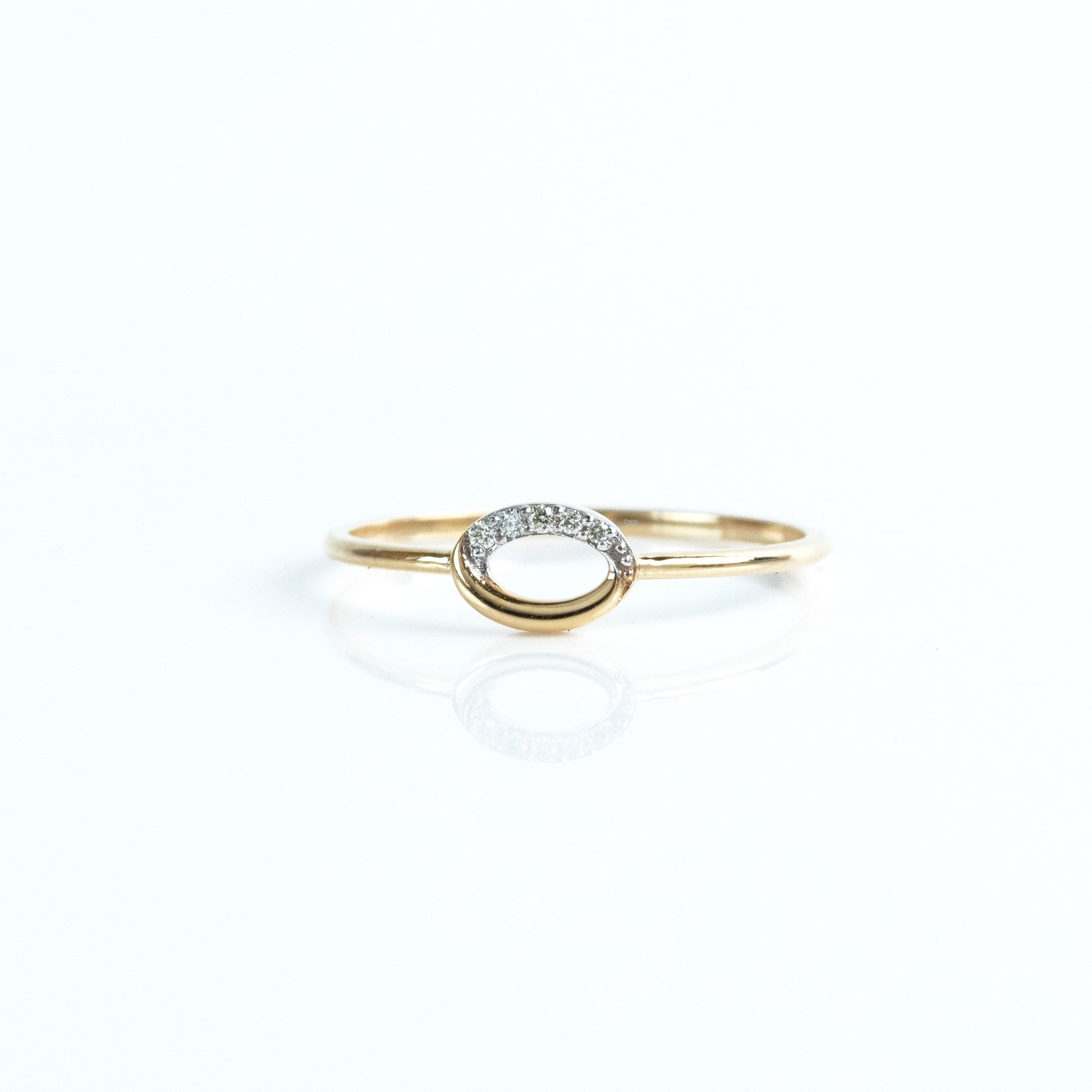 18 kt Oval Diamond Ring. This piece is perfect for everyday wear for women. Thoughtful gifting ideas for your loved ones, this ring adds a touch of elegance to any occasion. Explore our affordable collection for timeless pieces that blends into your 9 to 5 routine.