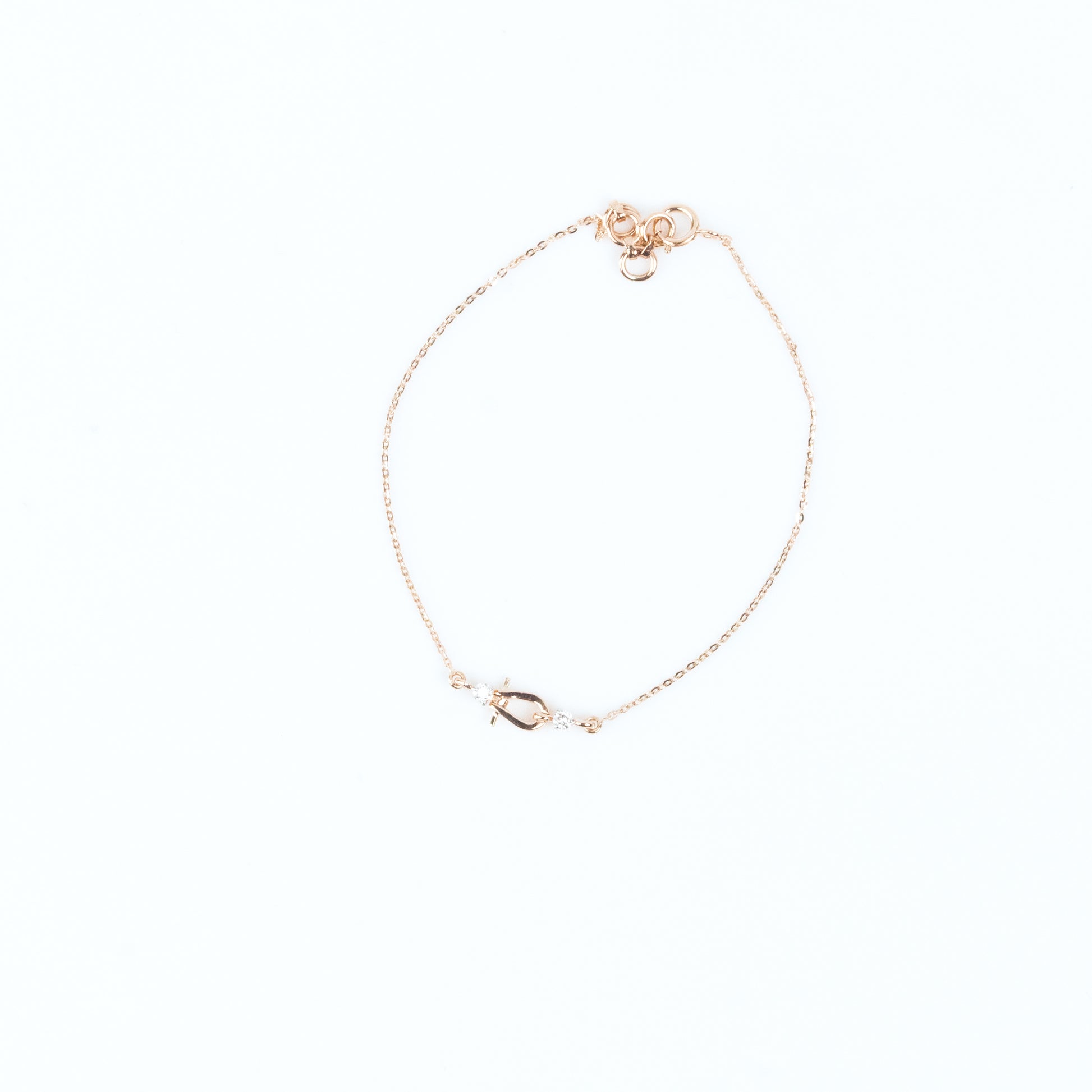 18kt gold horse shoe diamond bracelet for everyday wear for women in an affordable price of Under Rs. 30,000. Elevate your style with this versatile accessory from work wear to casual outings. A thoughtful jewellery gift piece for her.