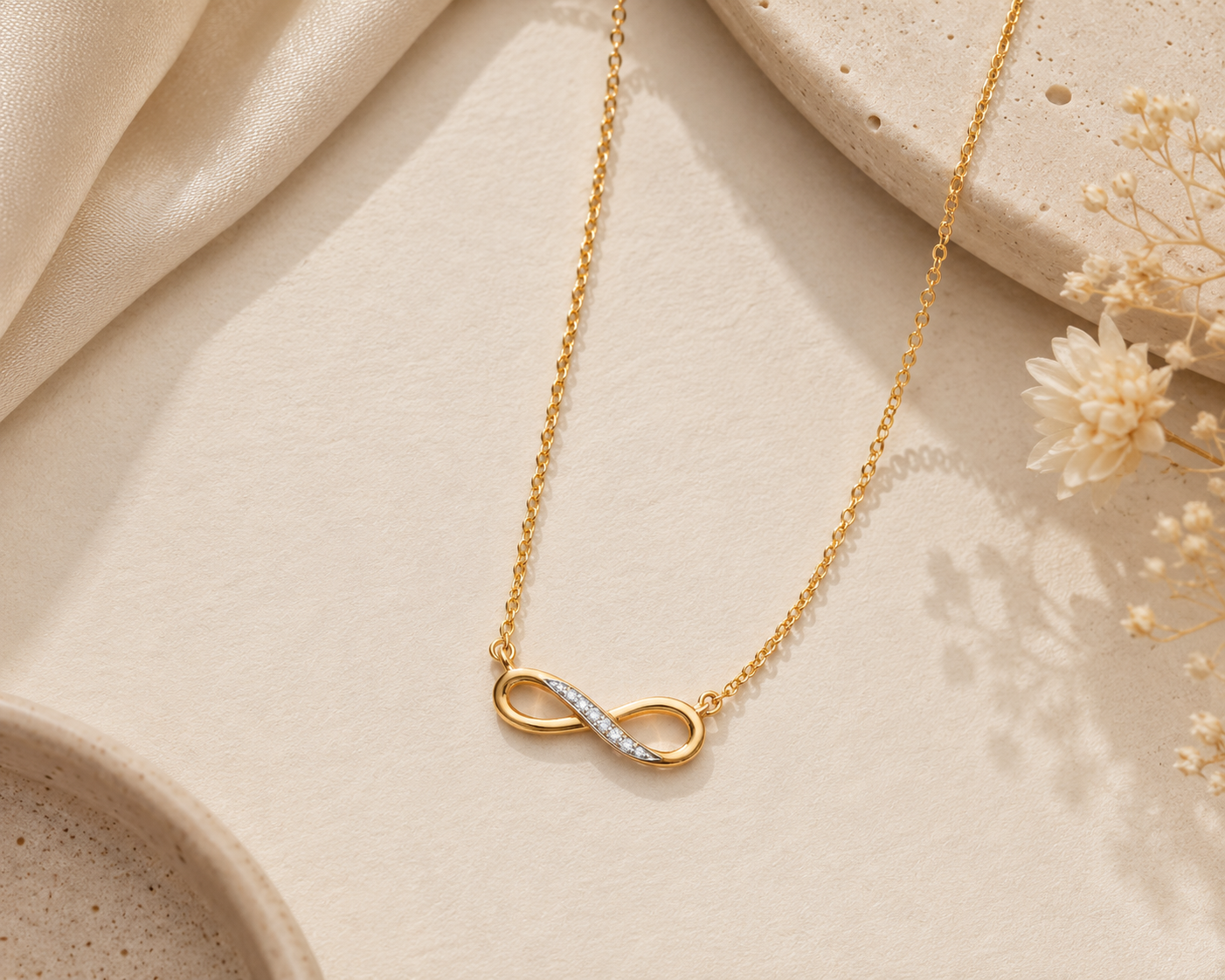 Infinity Diamond Necklace