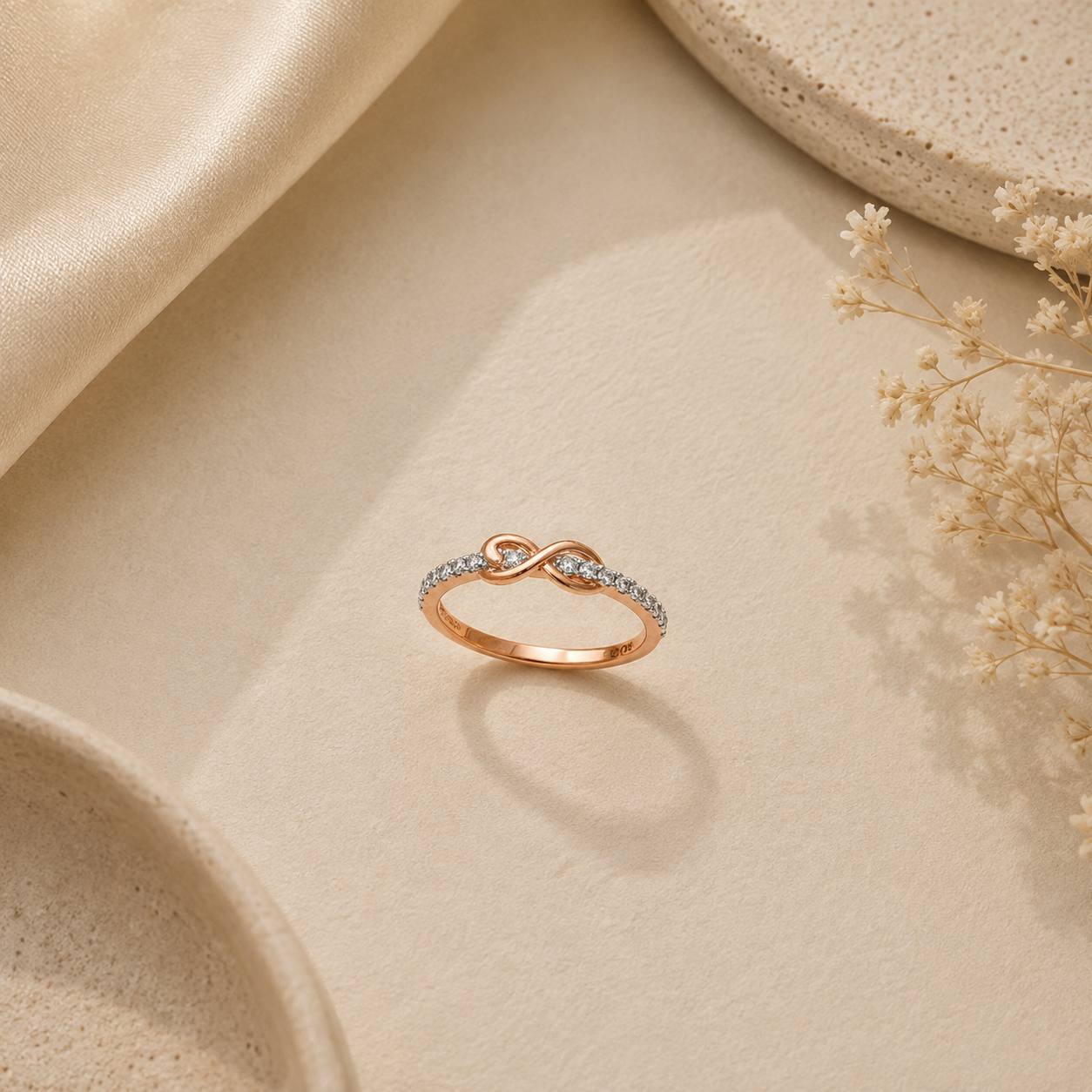 Infinity Diamond Ring