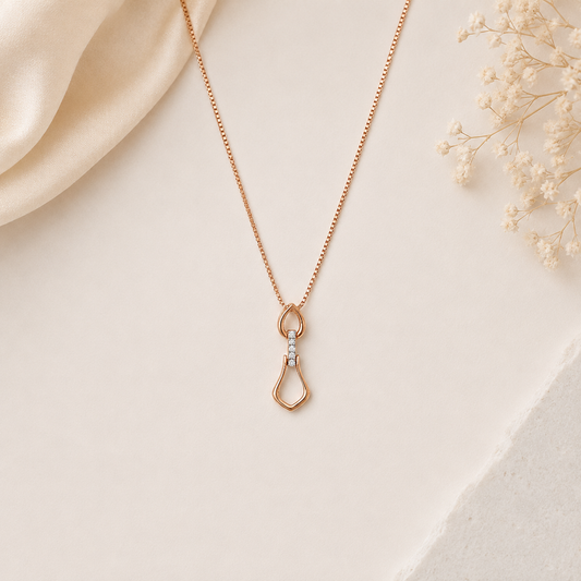 Interlink Diamond Pendant
