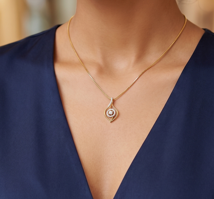 Iris Diamond Pendant
