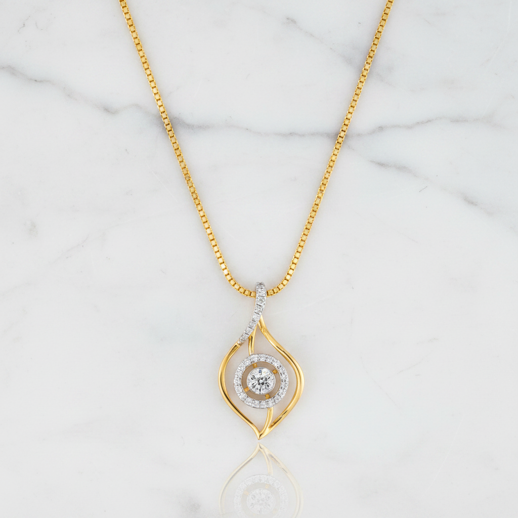Iris Diamond Pendant