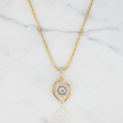 Iris Diamond Pendant