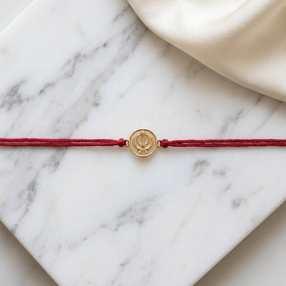 Khanda Gold Rakhi
