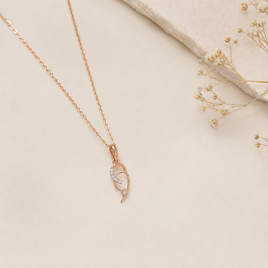 Knotted Diamond Pendant