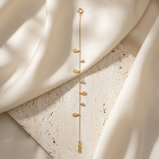 Leaf Diamond Bracelet