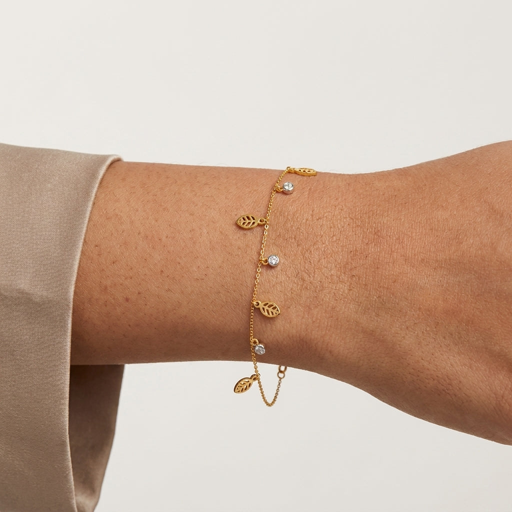 Leaf Diamond Bracelet