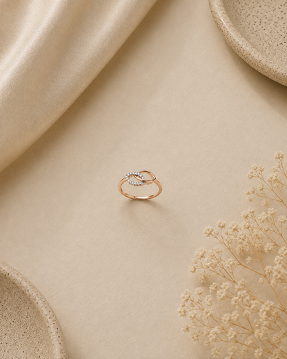 Leaf String Ring