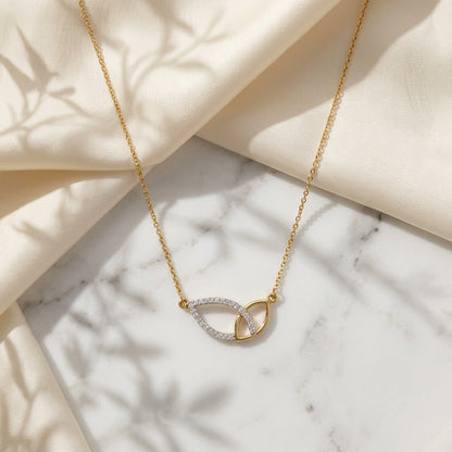 Leafy Diamond Necklace
