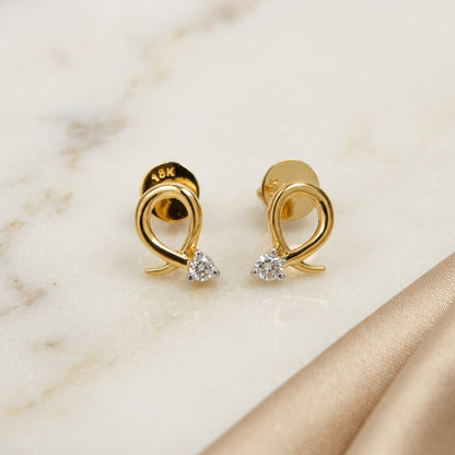 Loop Diamond Earring