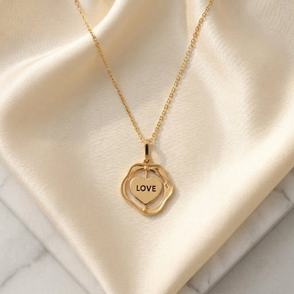 Love Gold Pendant