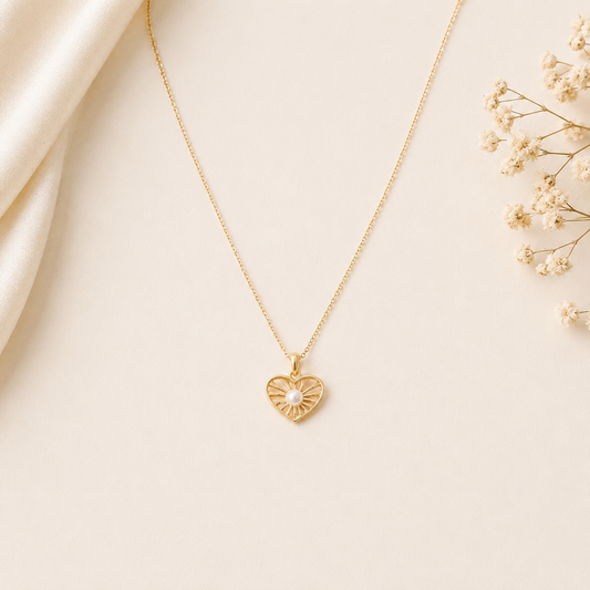 Loving Pearl Gold Pendant
