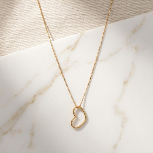 Minimal Heart Pendant