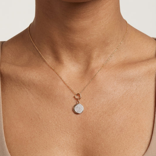 Moon Diamond Charm