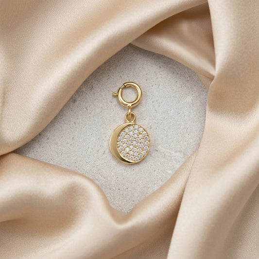 Moon Diamond Charm