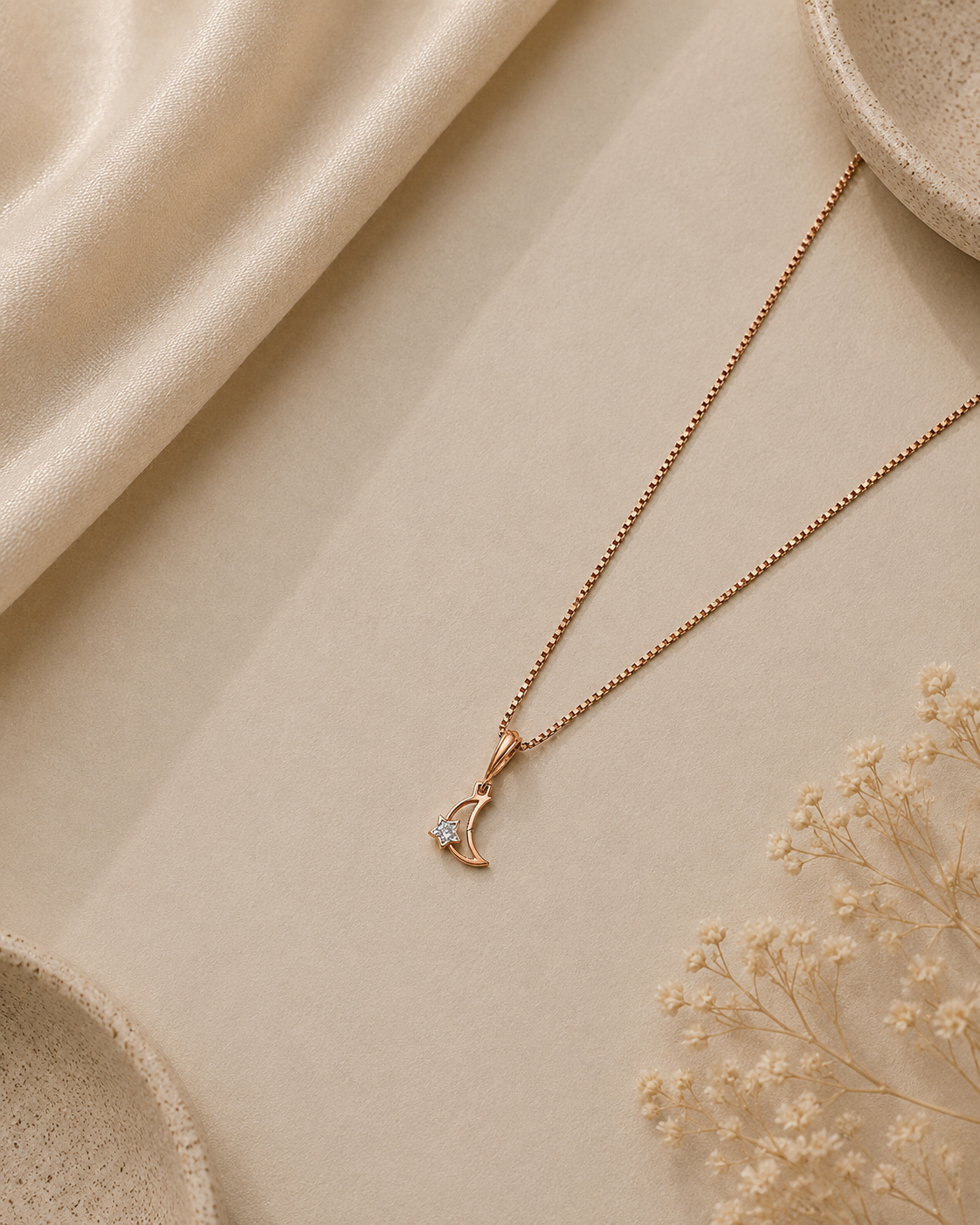 Moonlit Diamond Pendant