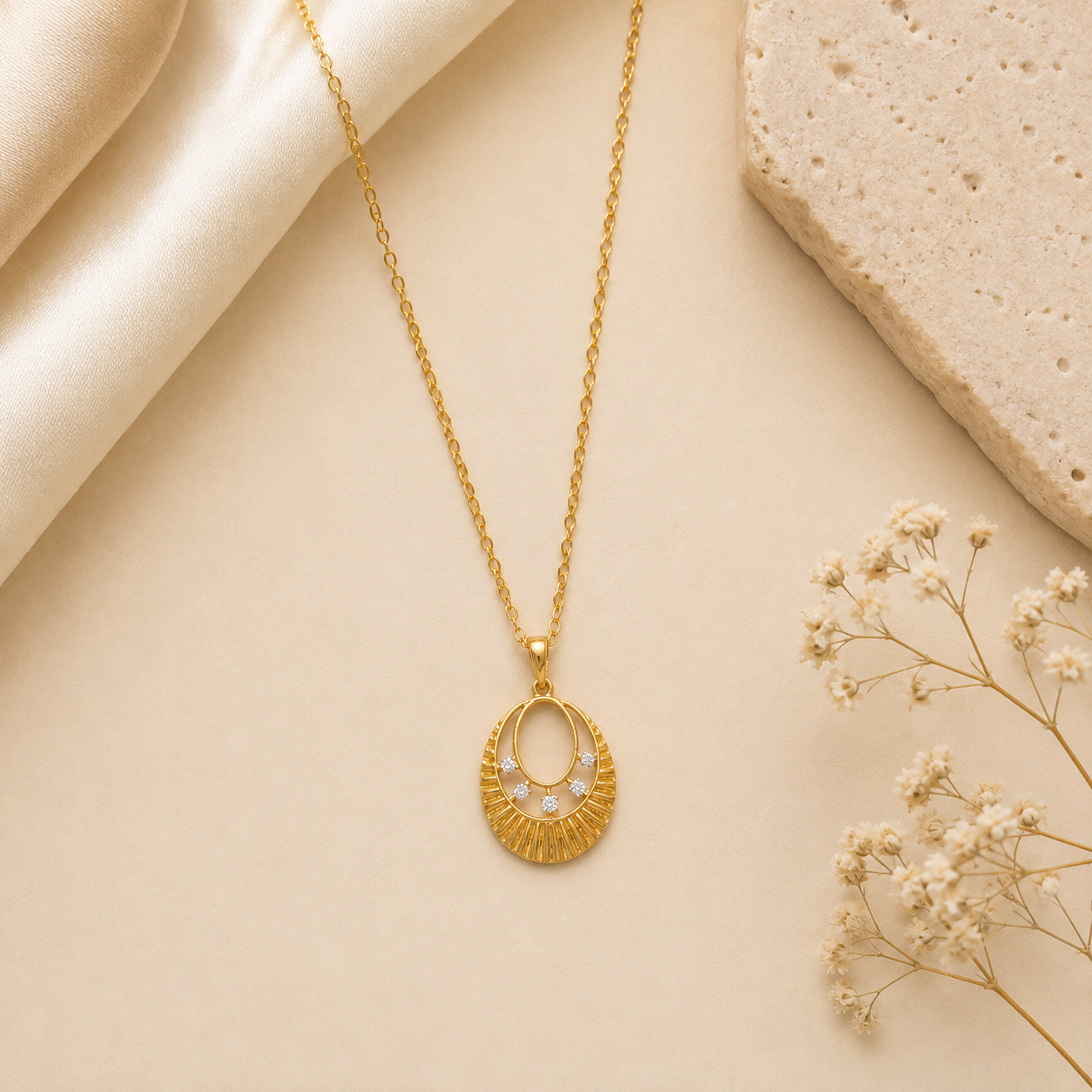 Moroccan Diamond Pendant
