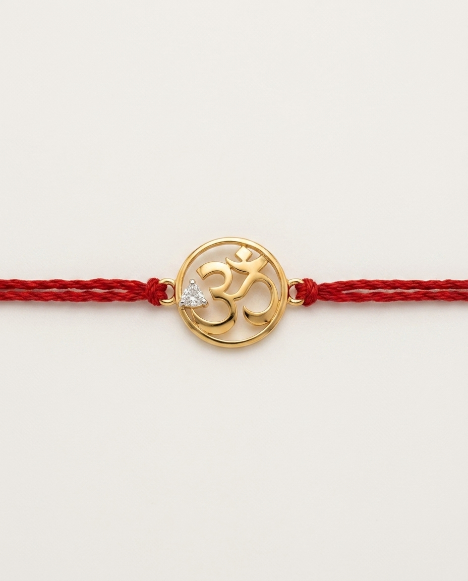 Om Diamond Rakhi