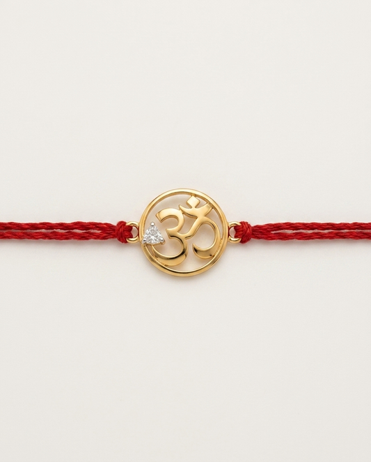 Om Diamond Rakhi