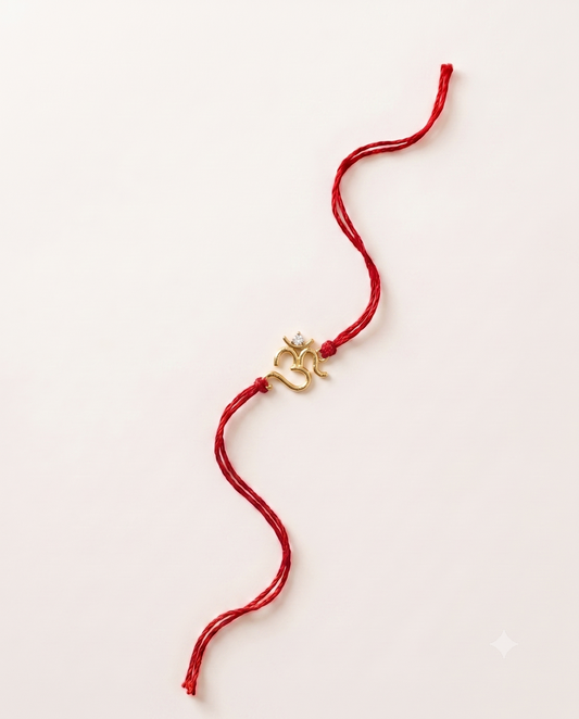 Om Gold Rakhi