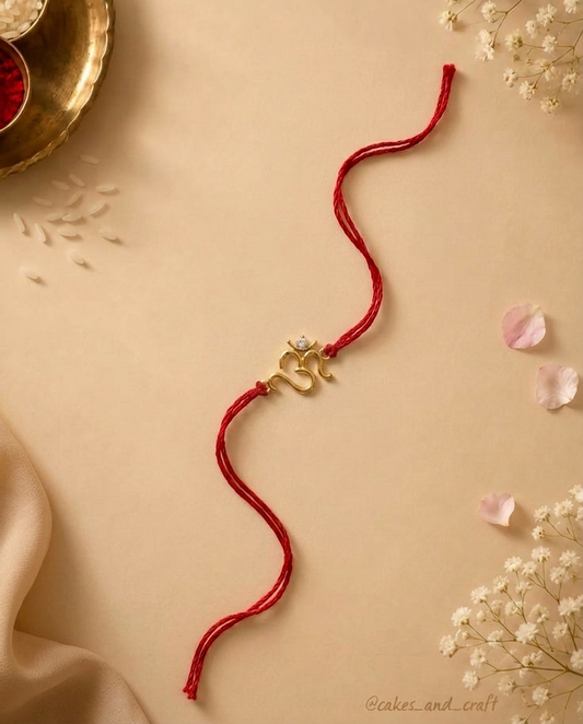 Om Gold Rakhi