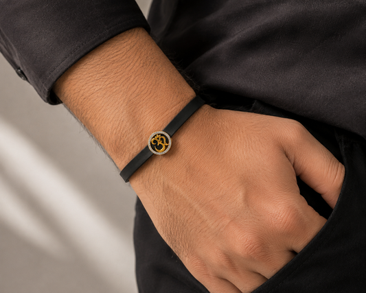 Om Men’s Diamond Bracelet