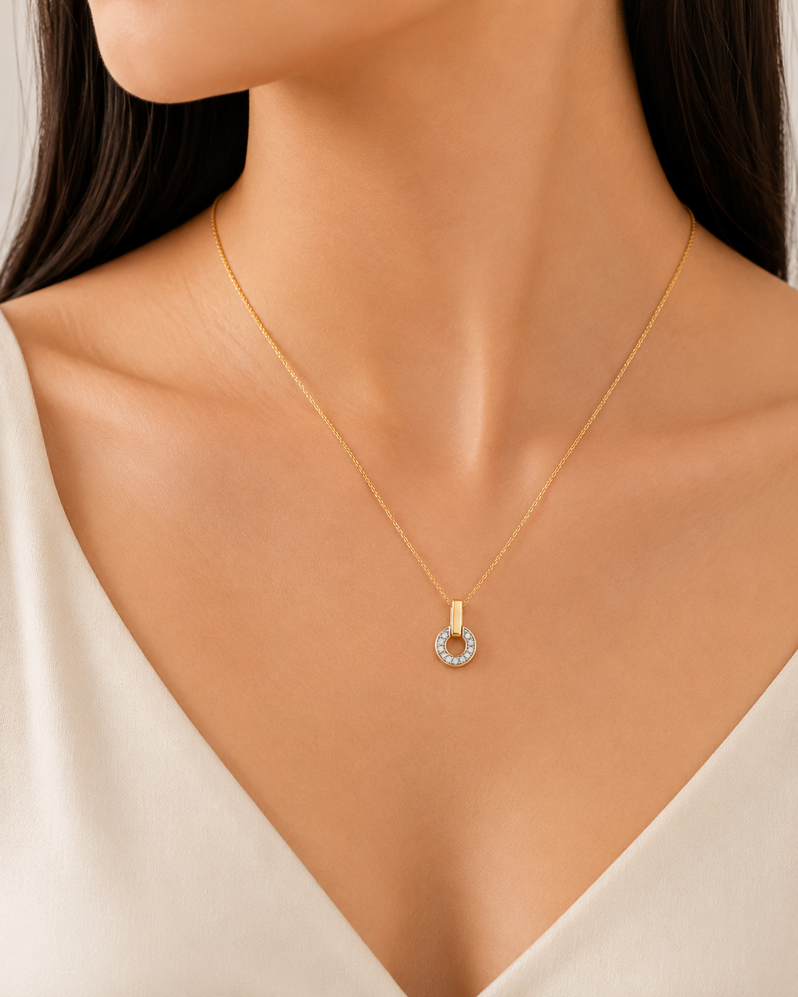 Orb Diamond Pendant