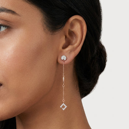 Pacman Diamond Earring
