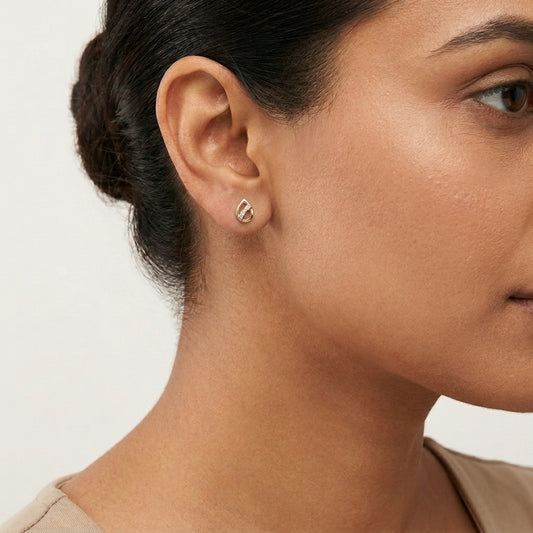 Pear Diamond Earring