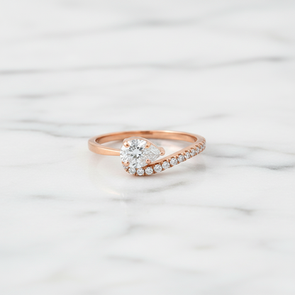 Pear Diamond Ring