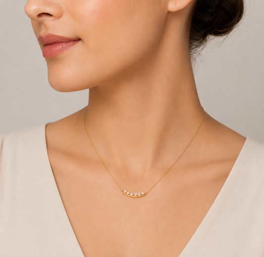 Pearl Bar Necklace