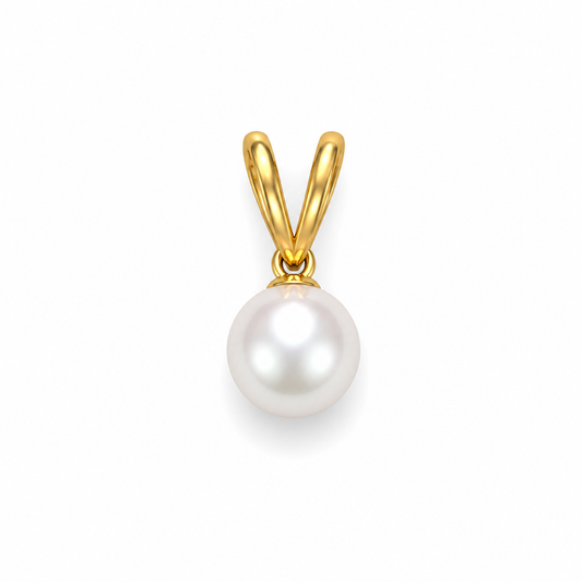 Pearl Glow Gold Pendant