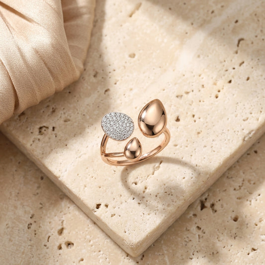 Pebble Diamond Ring