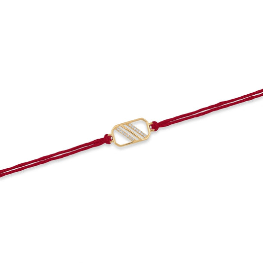 Rectangle Diamond Rakhi