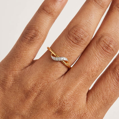 S Diamond Ring