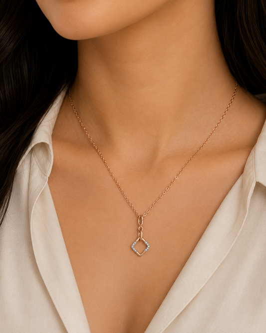 Square Diamond Charm