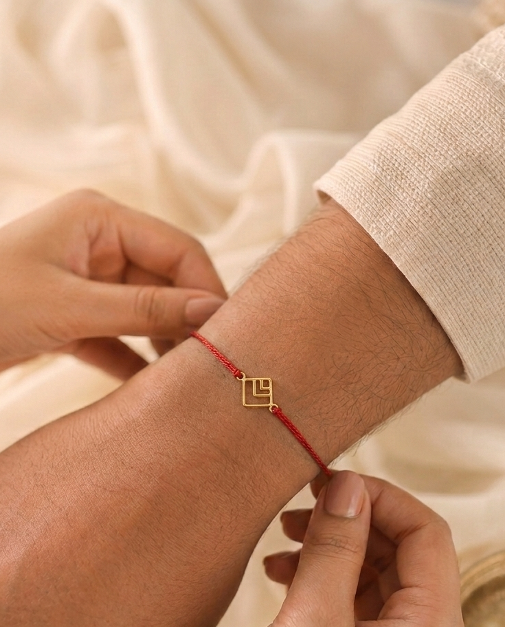 Square Pattern Rakhi
