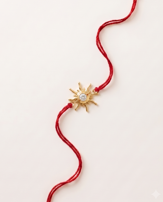 Sun Diamond Rakhi