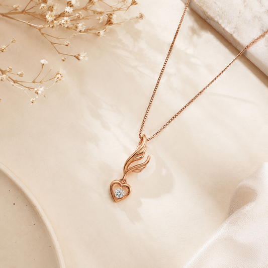 Swirl Heart Pendant