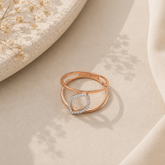 Trendy Diamond Ring