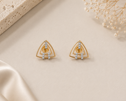 Trinity Diamond Earring