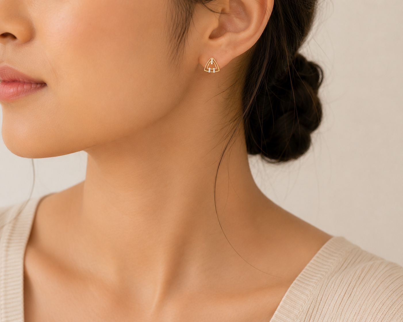Trinity Diamond Earring