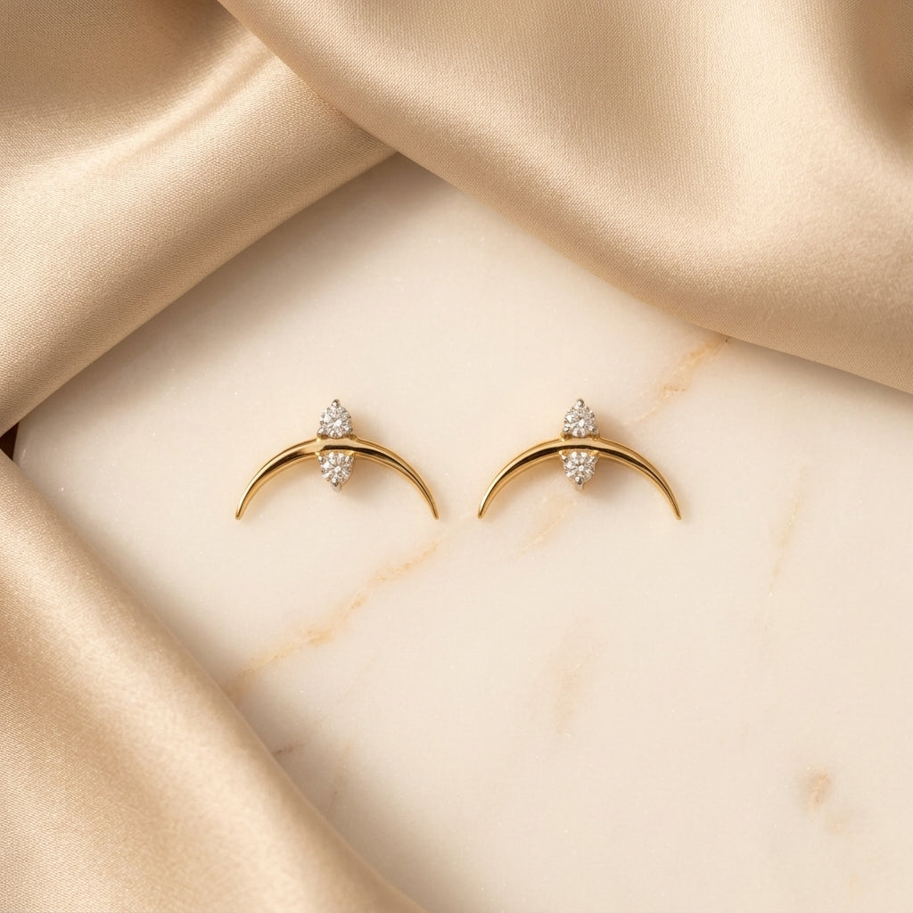 U Diamond Earring