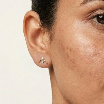 U Diamond Earring