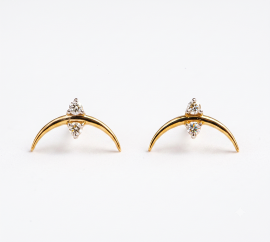 U Diamond Earring