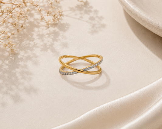 X Diamond Ring