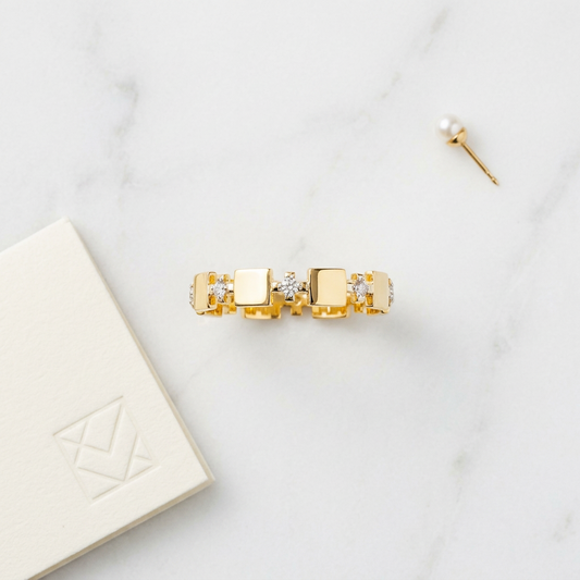 Bar Diamond Ring