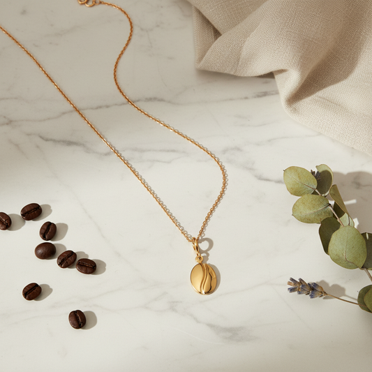Coffee Gold Charm