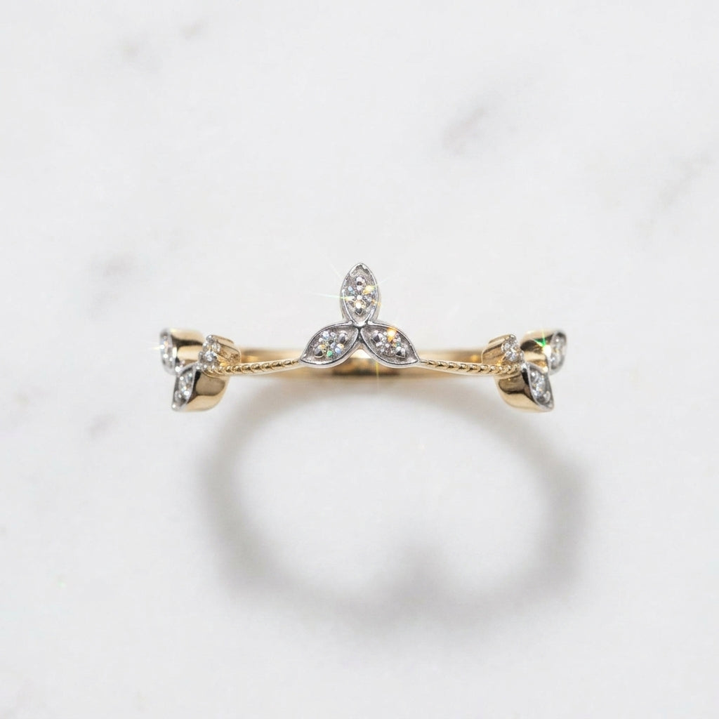 Entwined Flower Ring